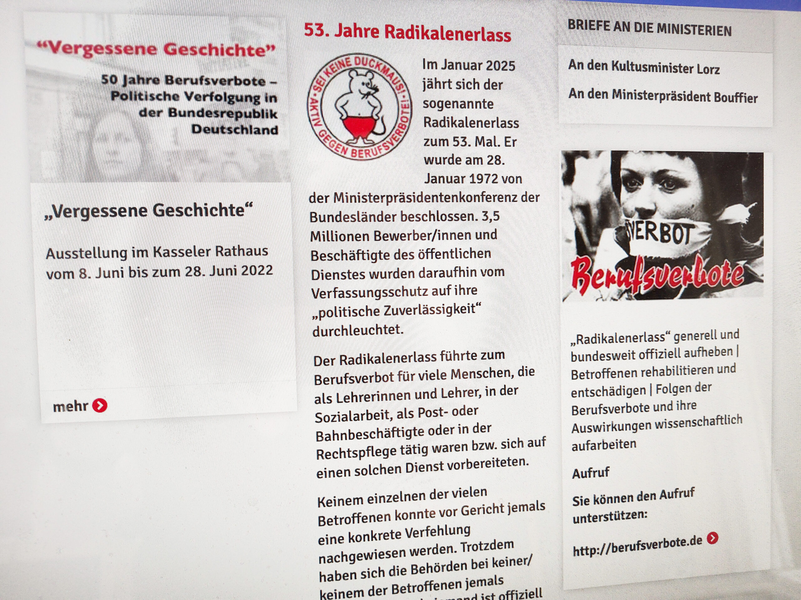 Es werden immer Linke betroffen sein