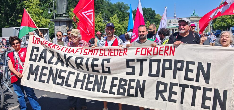 Gerechter Frieden im Nahosten – öffentlicher Appell an die DGB Spitzen!