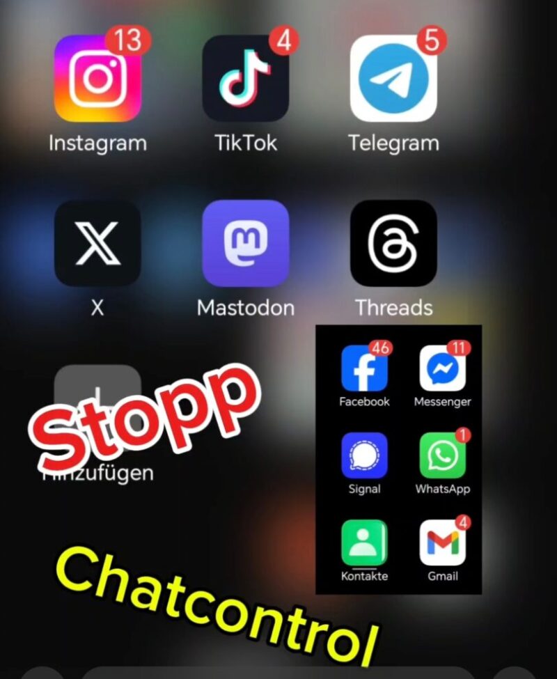 Stopp Chat Control – Stopp Staatliche Totalüberwachung!