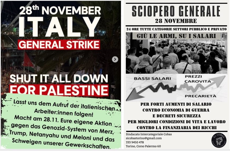 In Italien gehen die Proteste gegen den Völkermord in Gaza weiter