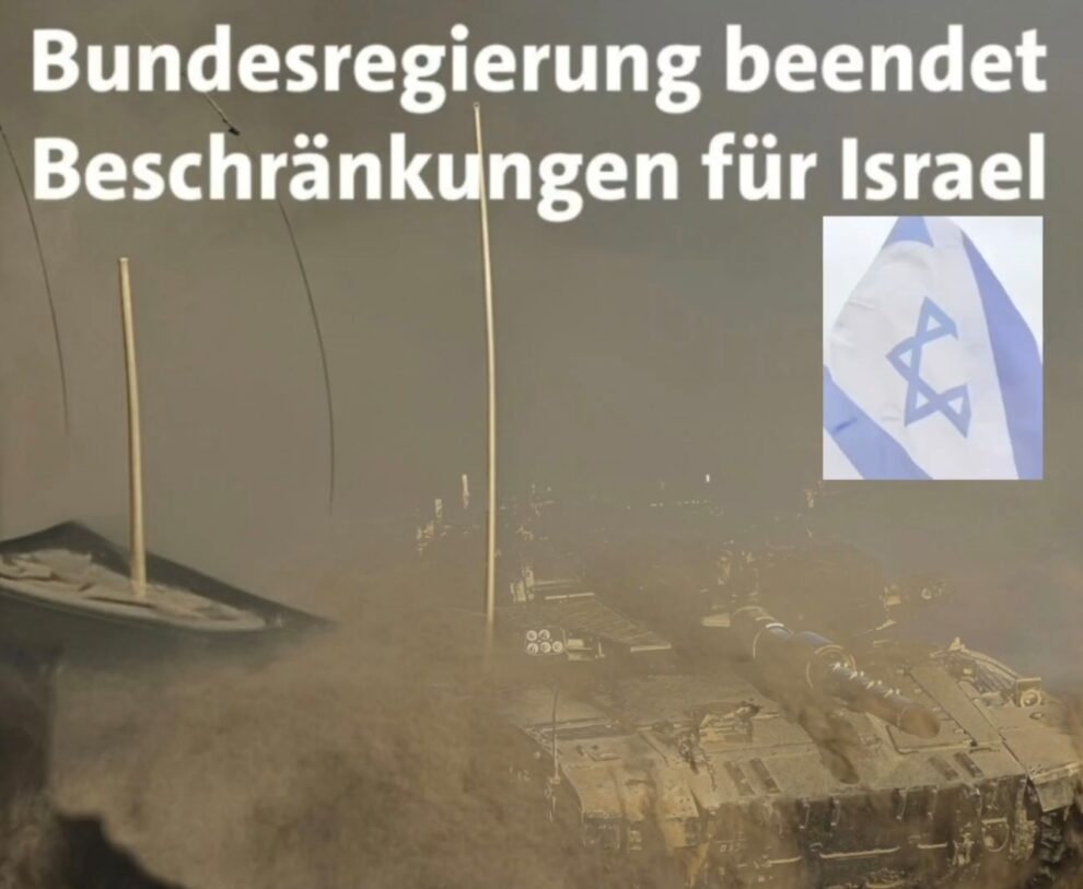Wieder uneingeschränkte  deutsche Waffenlieferungen an Israel – an ein völkermörderisches rechtes Regime