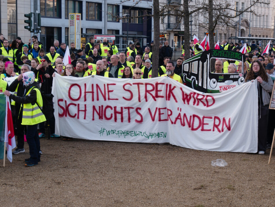 ÖPNV-Streik: „Entlastung jetzt!“