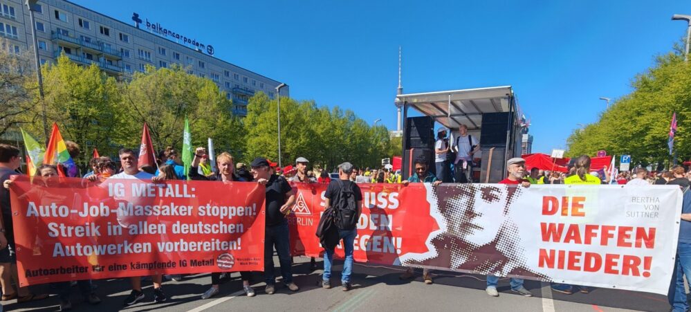 Impressionen 1 Mai 2026 – kämpferische Signale auf der DGB Demo Berlin!