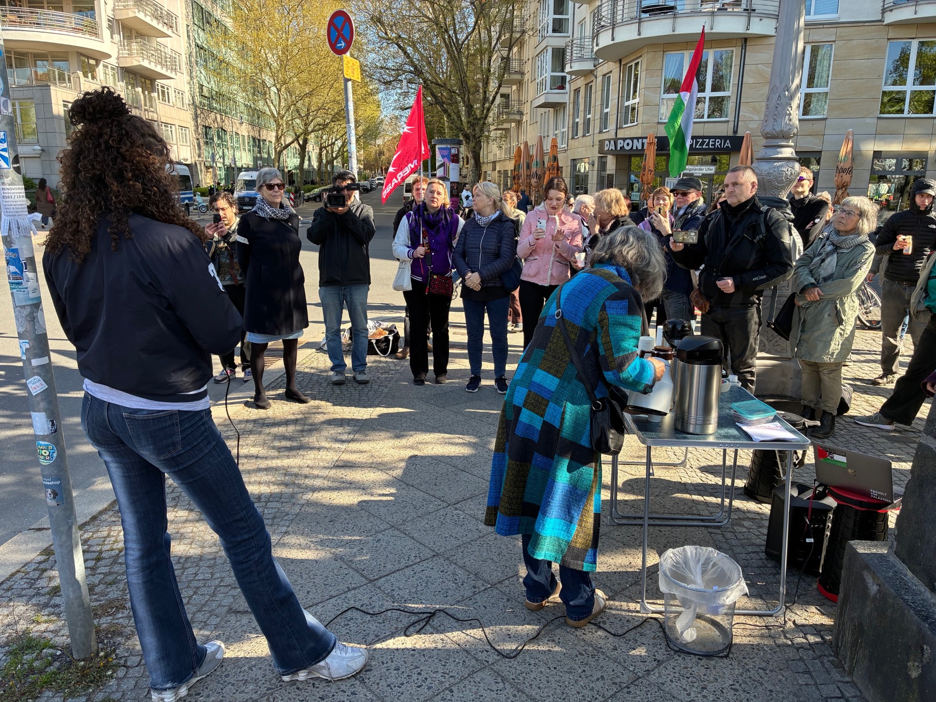 Solidaritätskundgebung mit der Jüdischen Stimme gegen den Verfassungsschutz