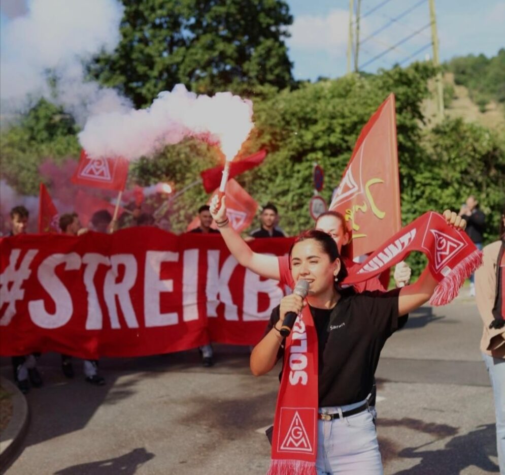 Klare Worte statt Appelle – weitere Proteste bei Mercedes Benz Stuttgart Untertürkheim