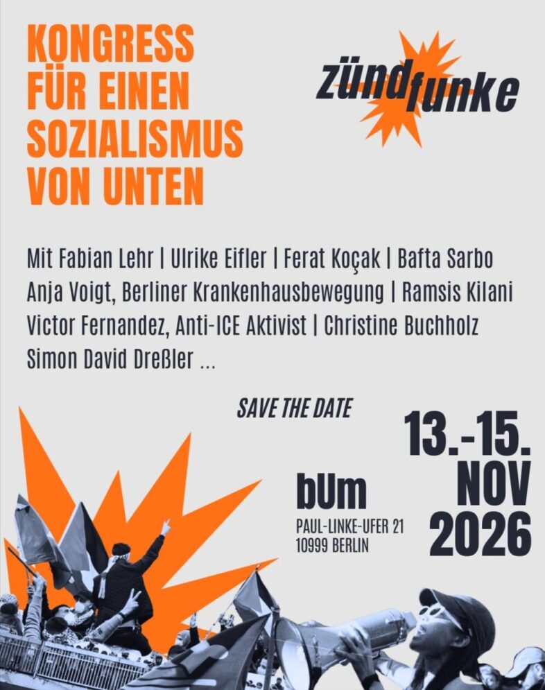 Kongress für einen Sozialismus von unten – 13. bis 15. November 2026