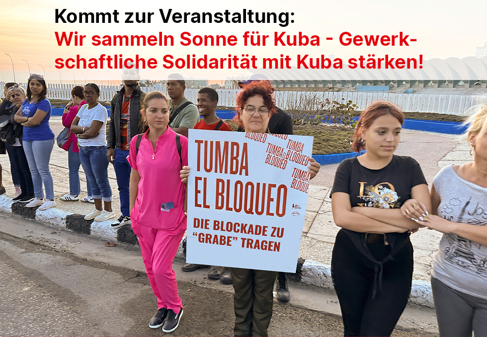 Kuba – Solidarität gewinnt! Protestwache v. 12-19.9. vor der US-Botschaft