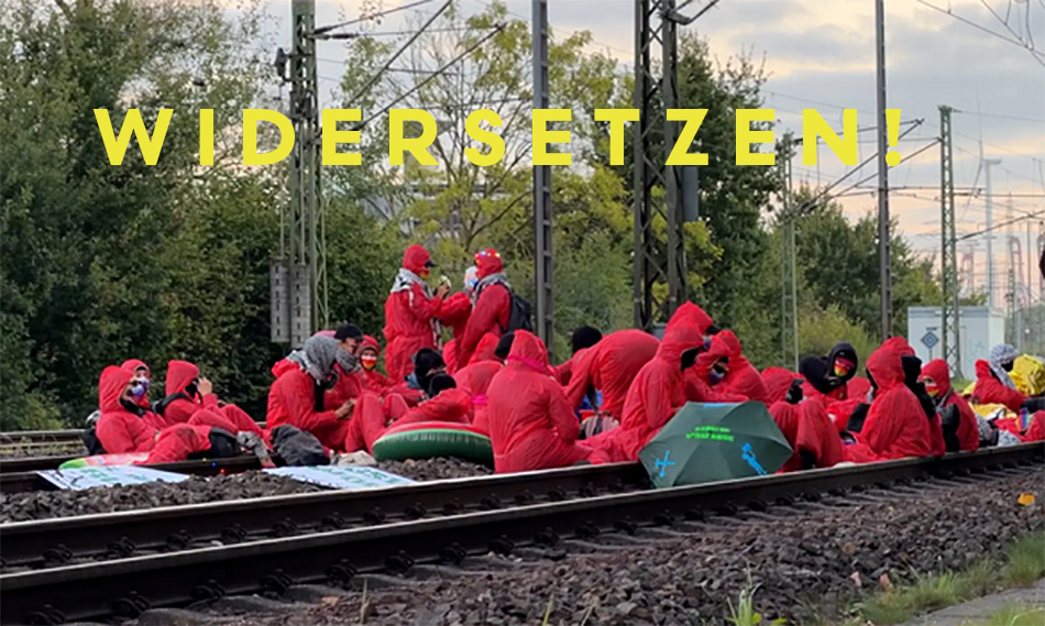 Mit Schienenblockaden und Demos gegen Nato-Hafen und Aufrüstung