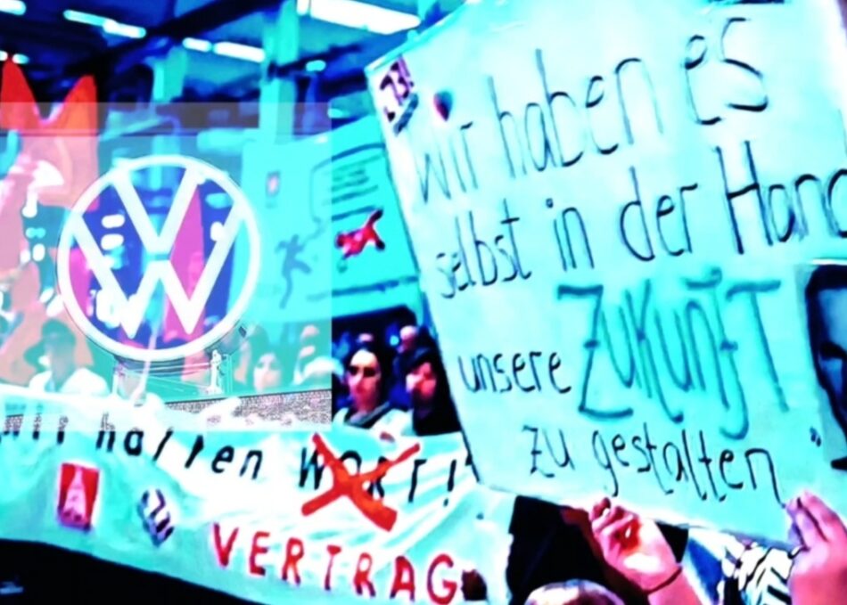 50.000 Stellen auf dem Spiel. Nicht mit uns ! VW Arbeiter:innen vernetzen sich!