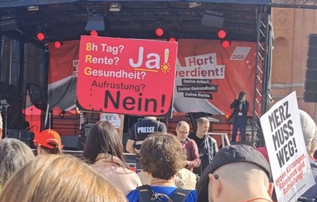 „Nicht mit uns!“ – Impressionen und Anmerkungen zum  DGB Aktionstag in Berlin!