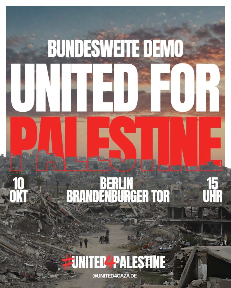 United for Palestine – bundesweite Demo